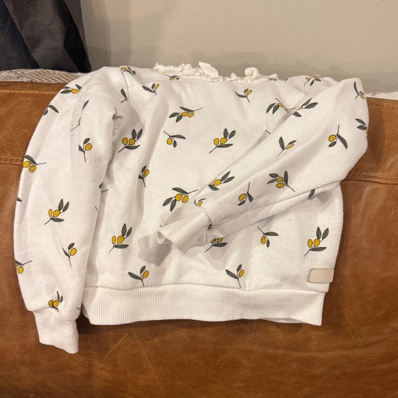 7 For All Mankind Toddler Olive Sweatshirt 24m - Picture 1 of 4